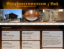 Tablet Screenshot of bergbauernmuseum.at